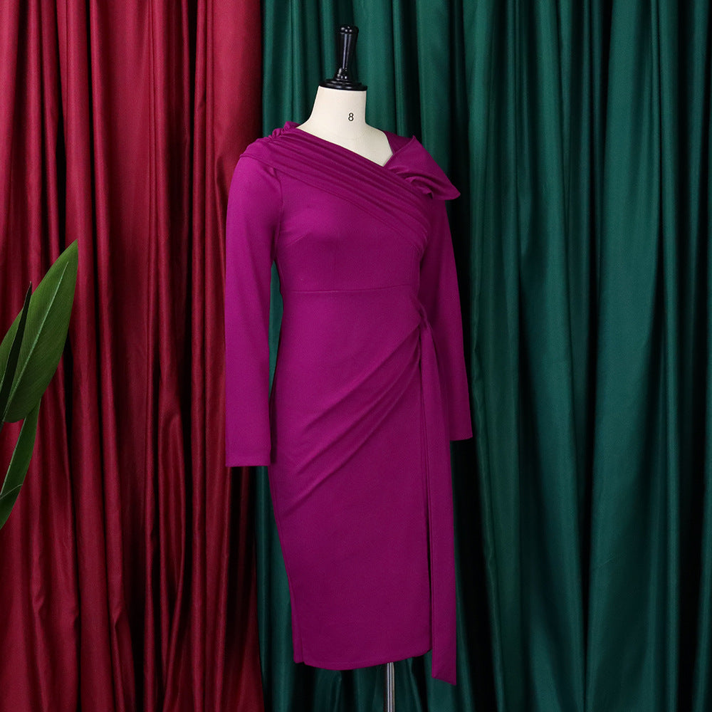 Elegant Long Sleeves Sheath Dresses
