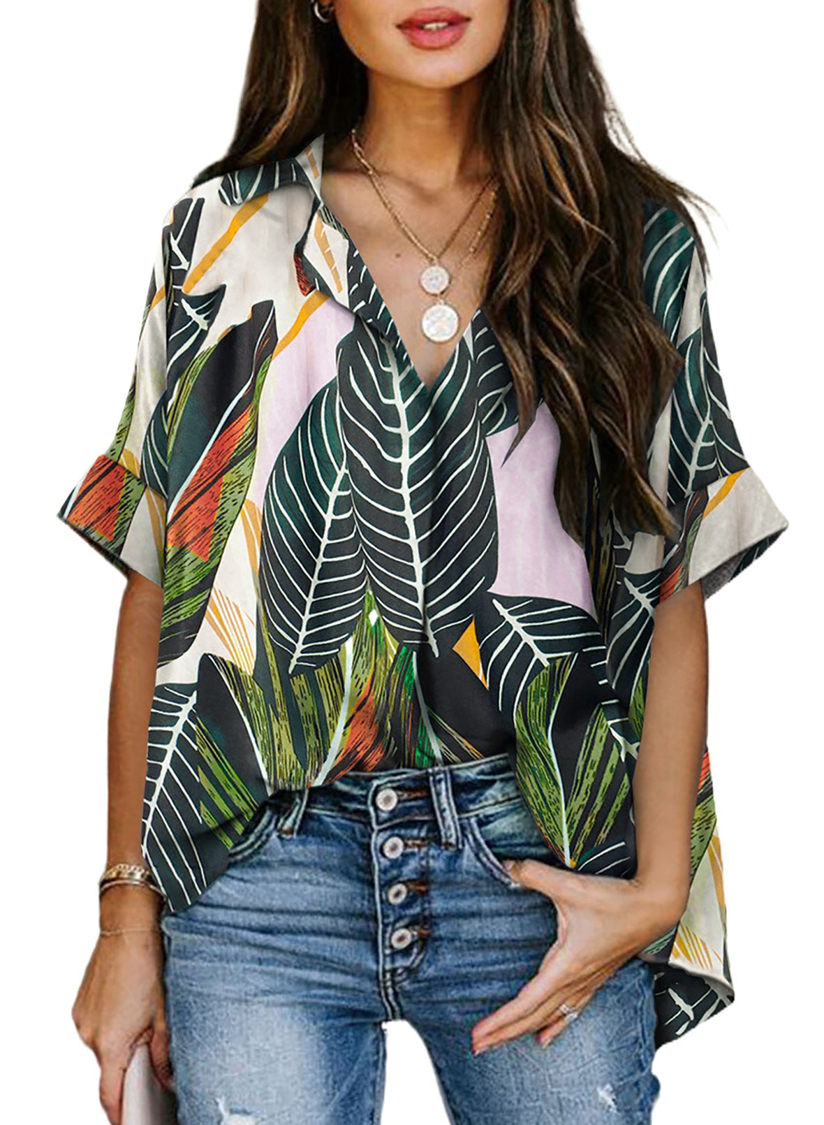 Casual Summer Short Sleeves Shirts for Women