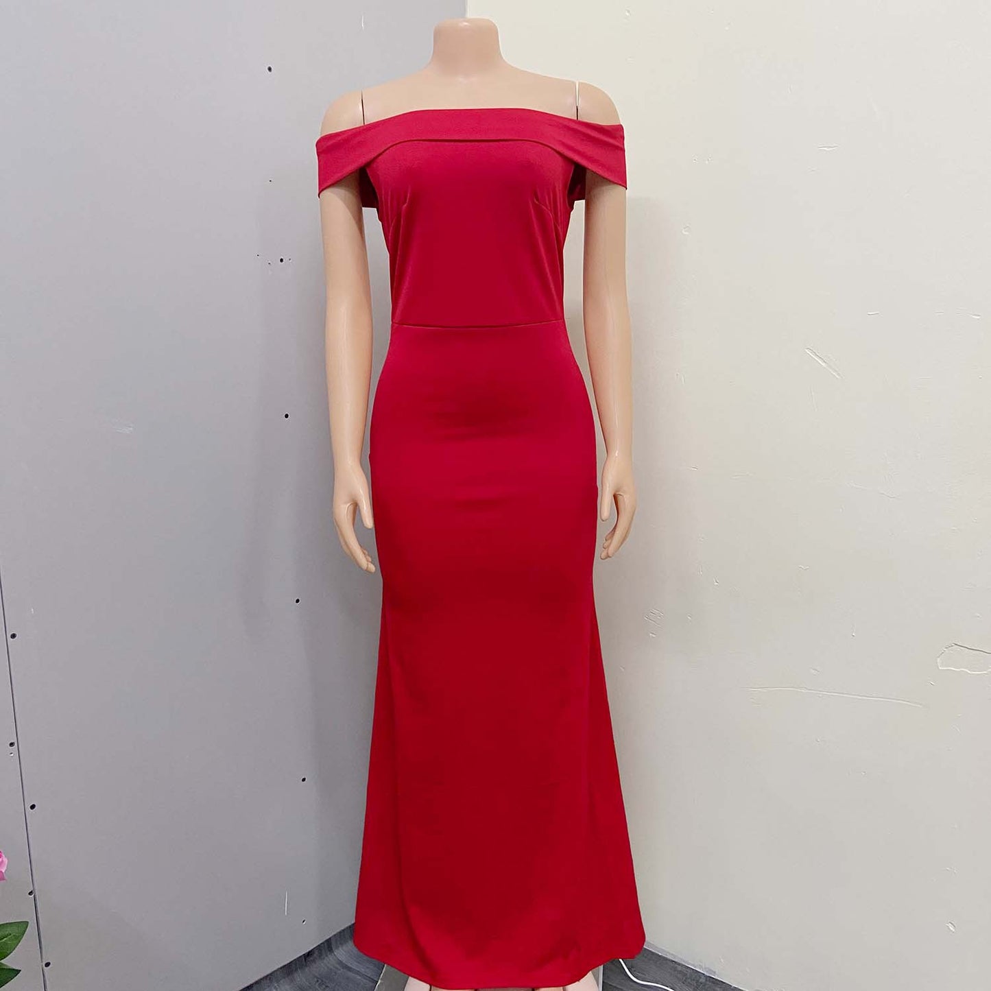 Off The Sholuder Plus Sizes Long Party Dresses for Women