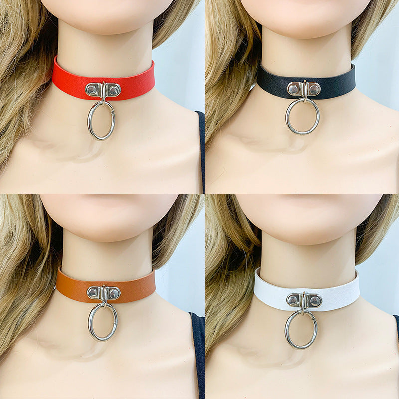 Fashion Punk Style Rivet Necklace for Women