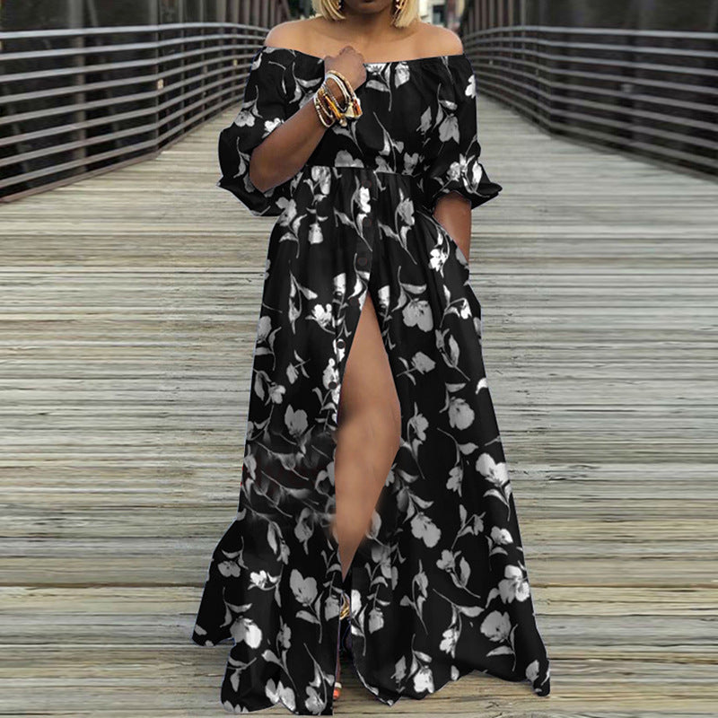 Sexy Off The Shoulder Long Maxi Dresses
