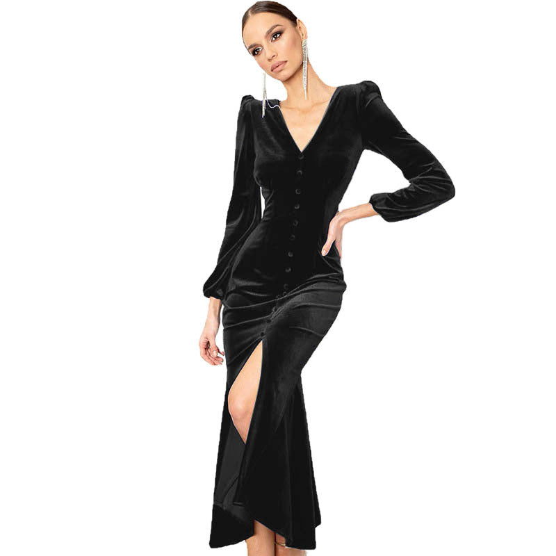 Elegant Fall Long Dresses for Women