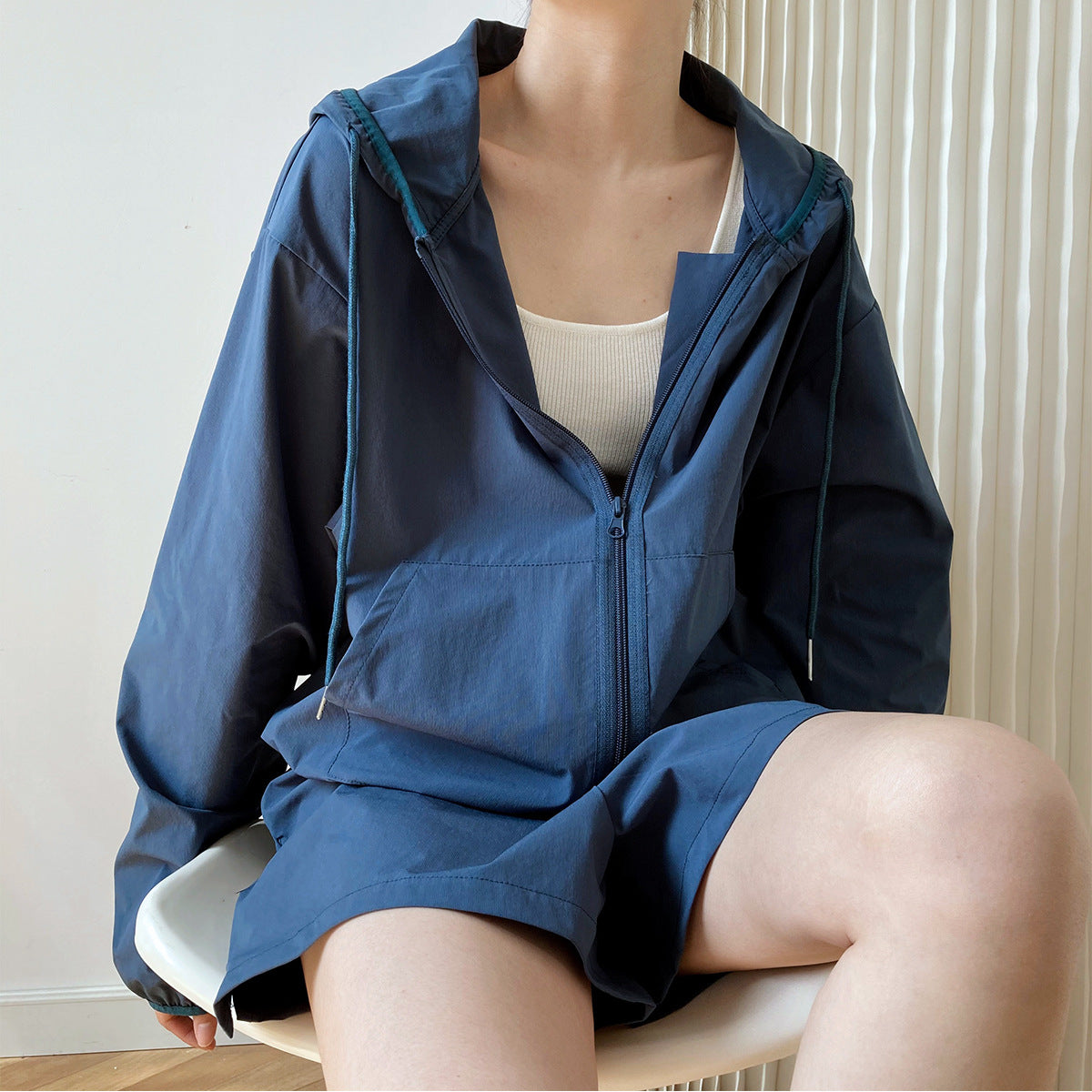 Casual Sports Women Sun Proof Summer 2pcs Out Suits