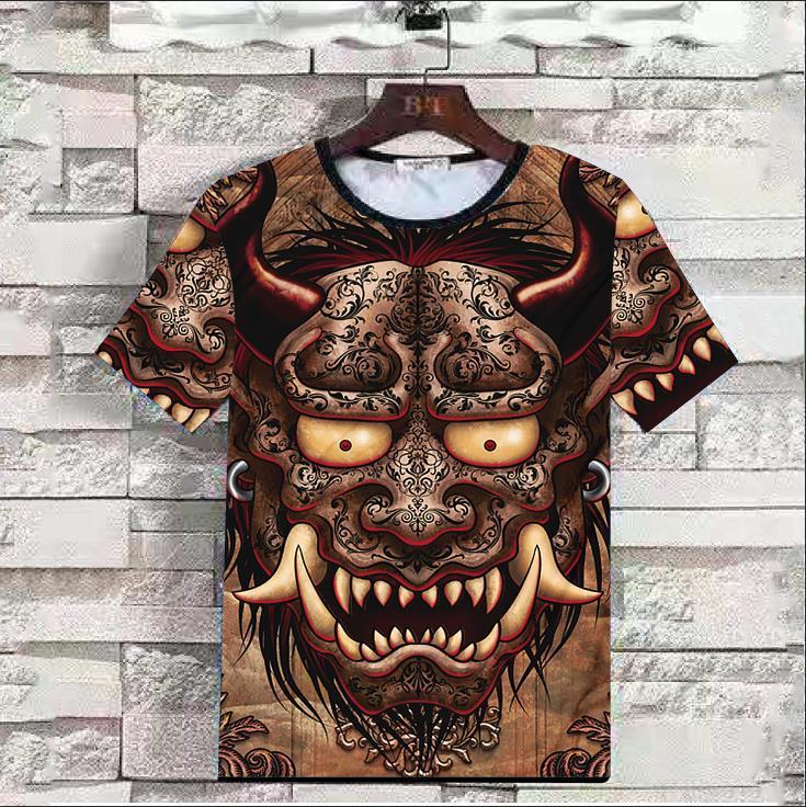 Summer 3D Animal Print Men T Shirts-STYLEGOING