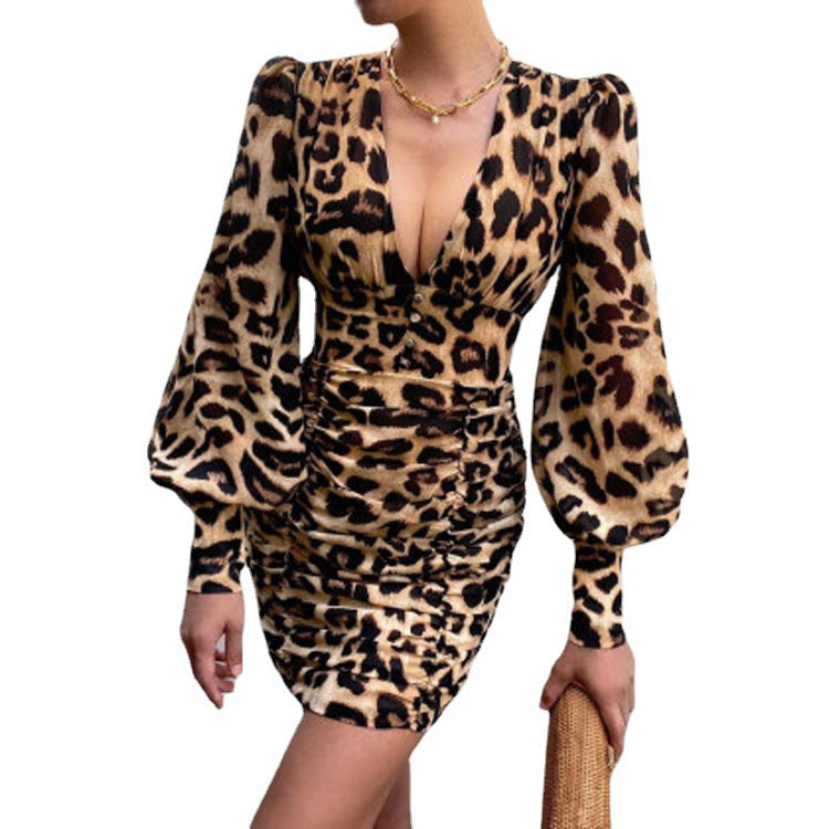 Sexy Floral Print Women Mini Dresses