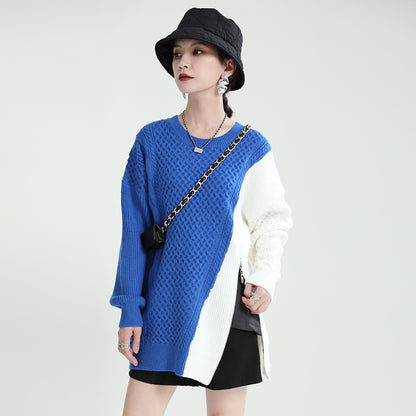 Designed Women Zipper Knitted Winter Sweaters