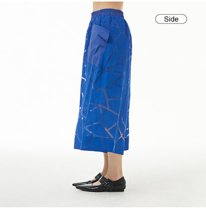 Summer Leisure Plus Sizes Wide Legs Pants