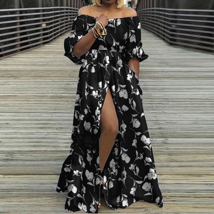 Sexy Off The Shoulder Long Maxi Dresses