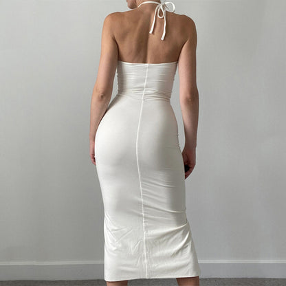Sexy Strapless Drawstring Sheath Dresses