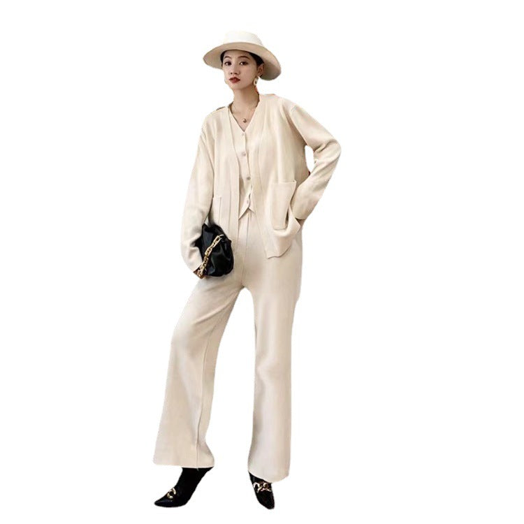 Luxury 3pcs Knitted Women Suits