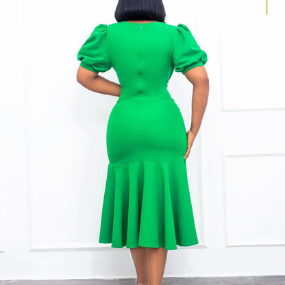 Elegant Office Lady Plus Size Dresses