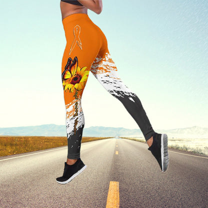 Sexy Butterfly Design High Waist Yoga Leggings