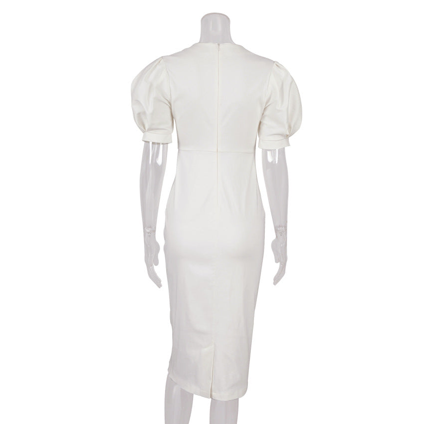 Elegant High Waist Sheath Dresses