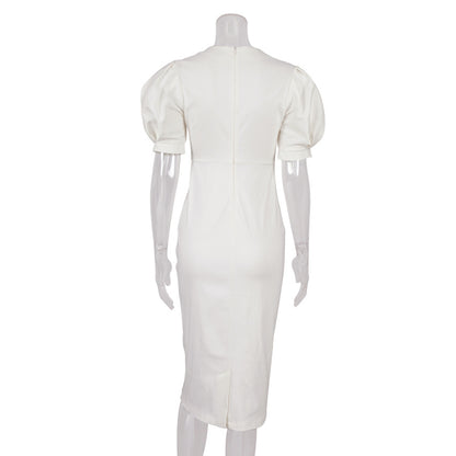 Elegant High Waist Sheath Dresses