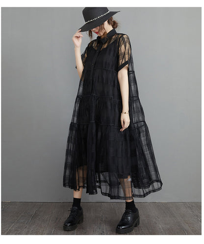 Summer Fairy Organza Plus Sizes 2pcs Shirts Dresses