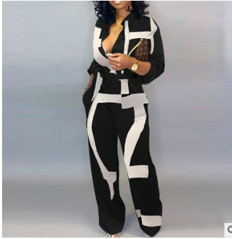 New Sexy Letter Print Women Jumpsuits-STYLEGOING