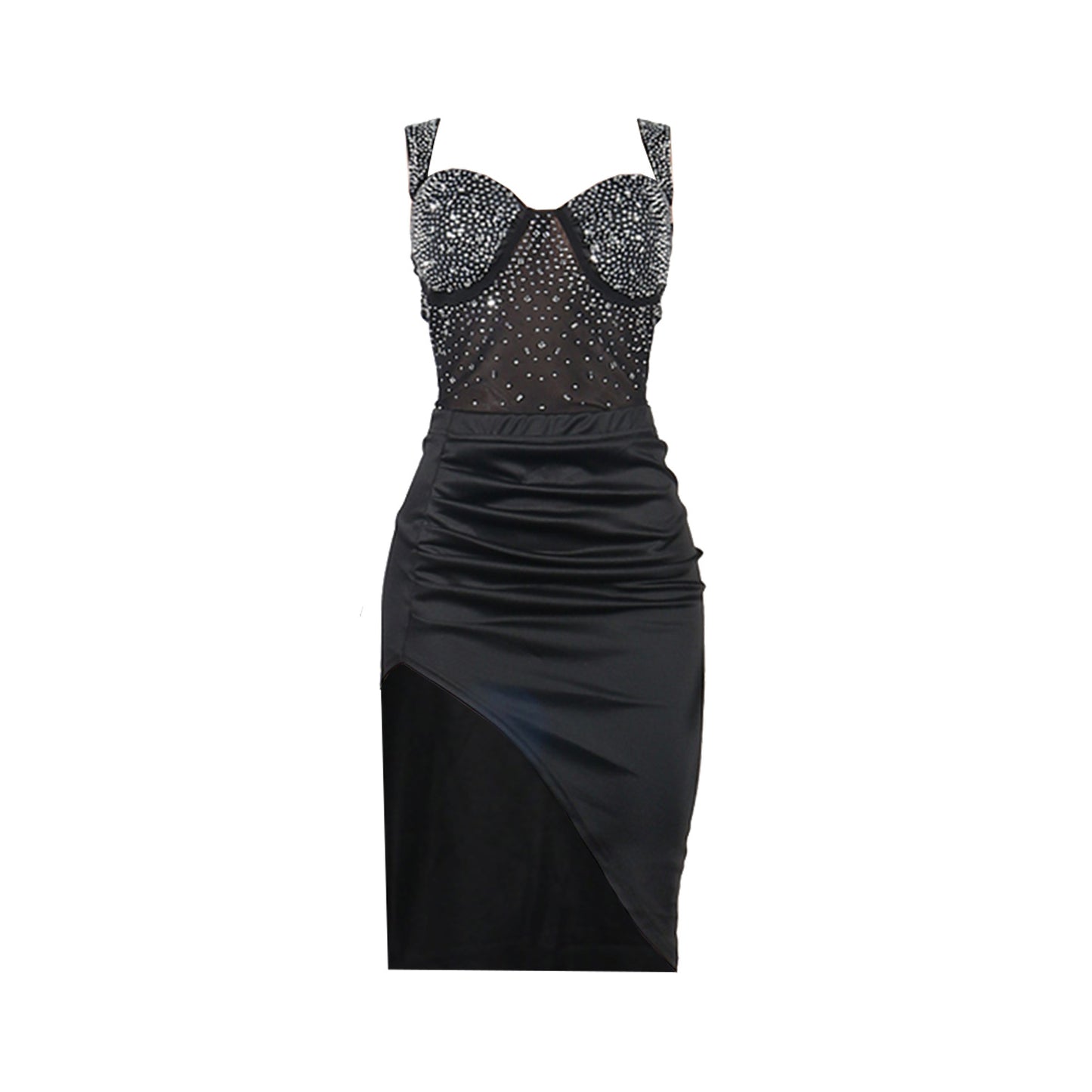 Sexy Backless Two Pieces Night Party Dresses