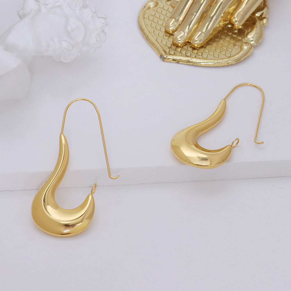 Fashion Women Titanium Steel Geometry Earrings for Women