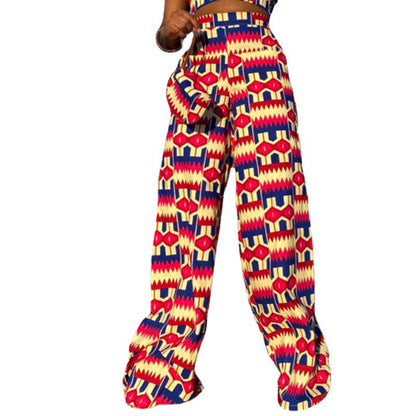 Casual High Waist Women Straight Pants
