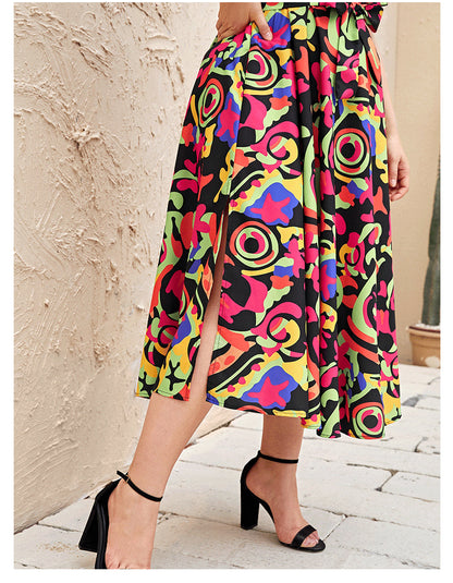 Summer Short Sleeves Plus Sizes Dresses