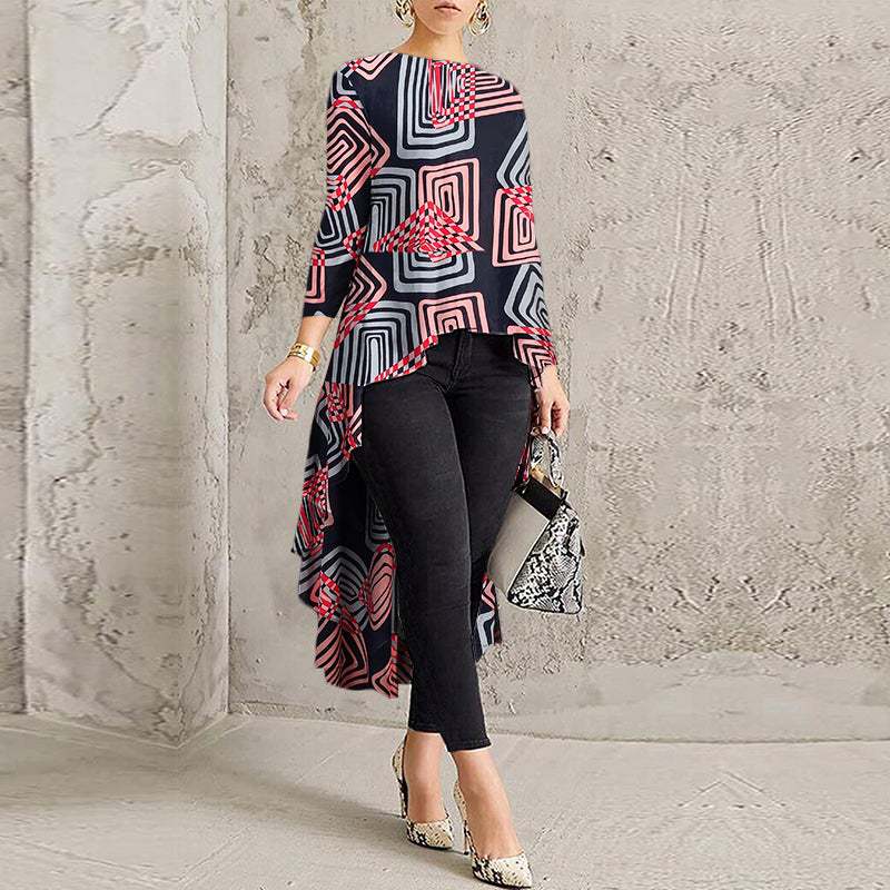 Vintage Asymmetrical Summer Women Dresses