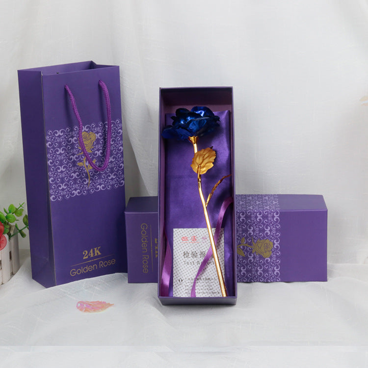 Gold Rose for Valentine's Day Gifts