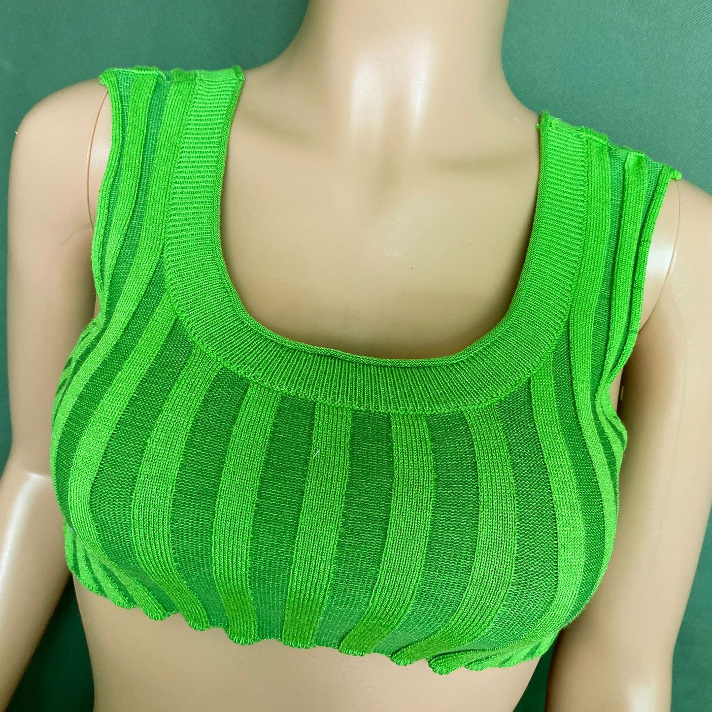 Sexy High Neck Knitting Women Short Tops Suits