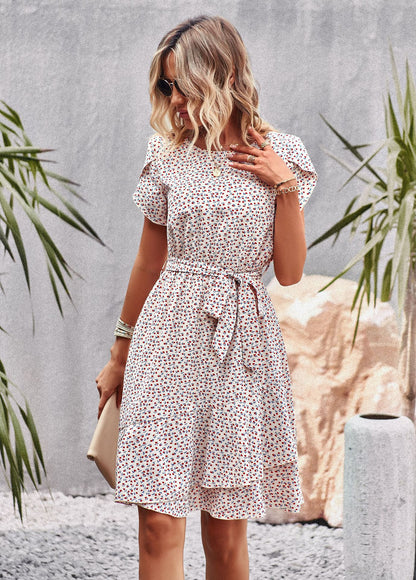 Casual Short Sleeves Daily Short Dresses