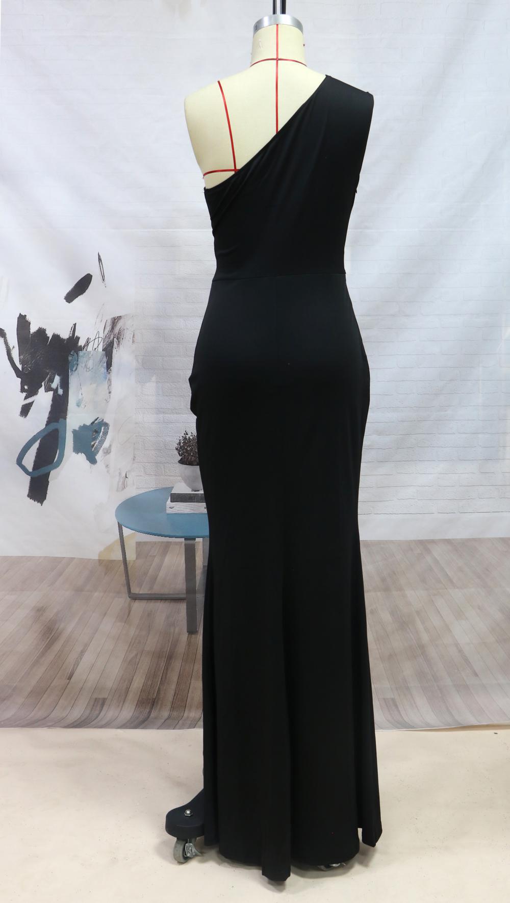 Sexy One Shoulder Sleeveless Evening Dresses