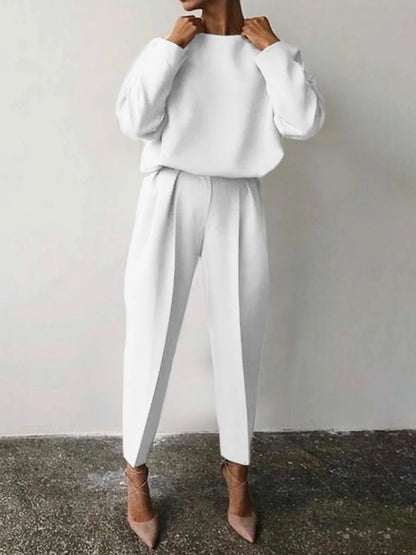 Casual Long Sleeves Shirts and Pants Sets