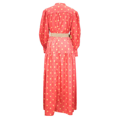 Elegant Women Dot Print Long Maxi Dresses