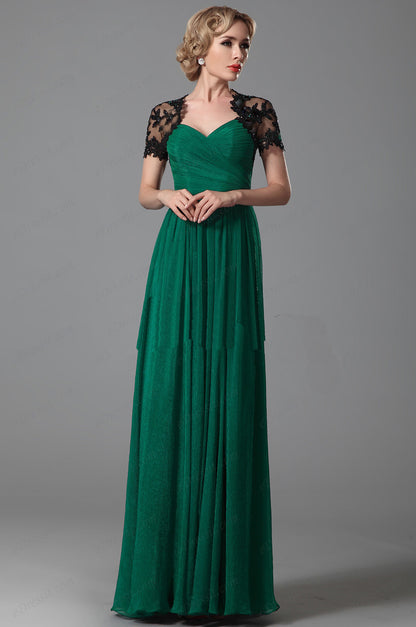Elegant Chiffon Long Evening Dresses