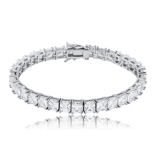 Sterling Silver Fashion Zircon Bracelets