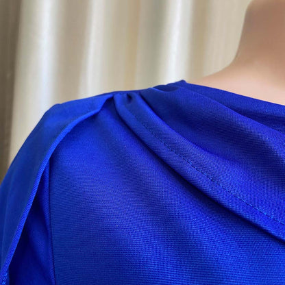 Sexy One Shoulder Long Sleeves Plus Sizes Jumpsuits