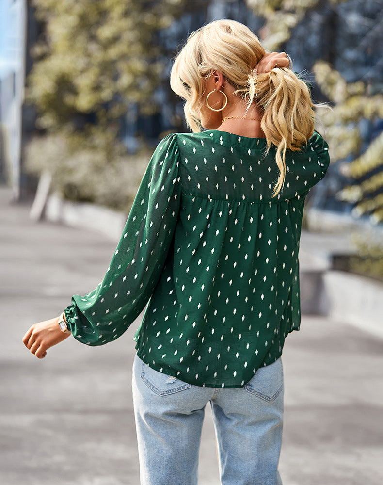 Casual Women Long Sleeves Blouses