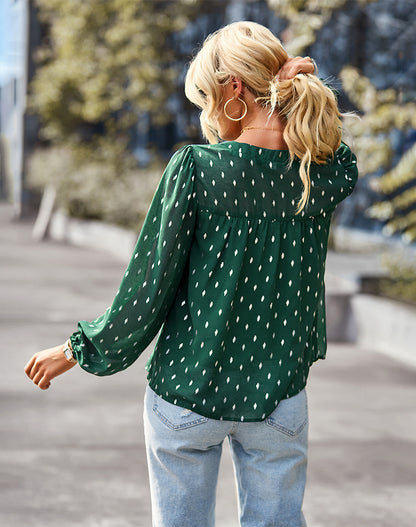Casual Women Long Sleeves Blouses