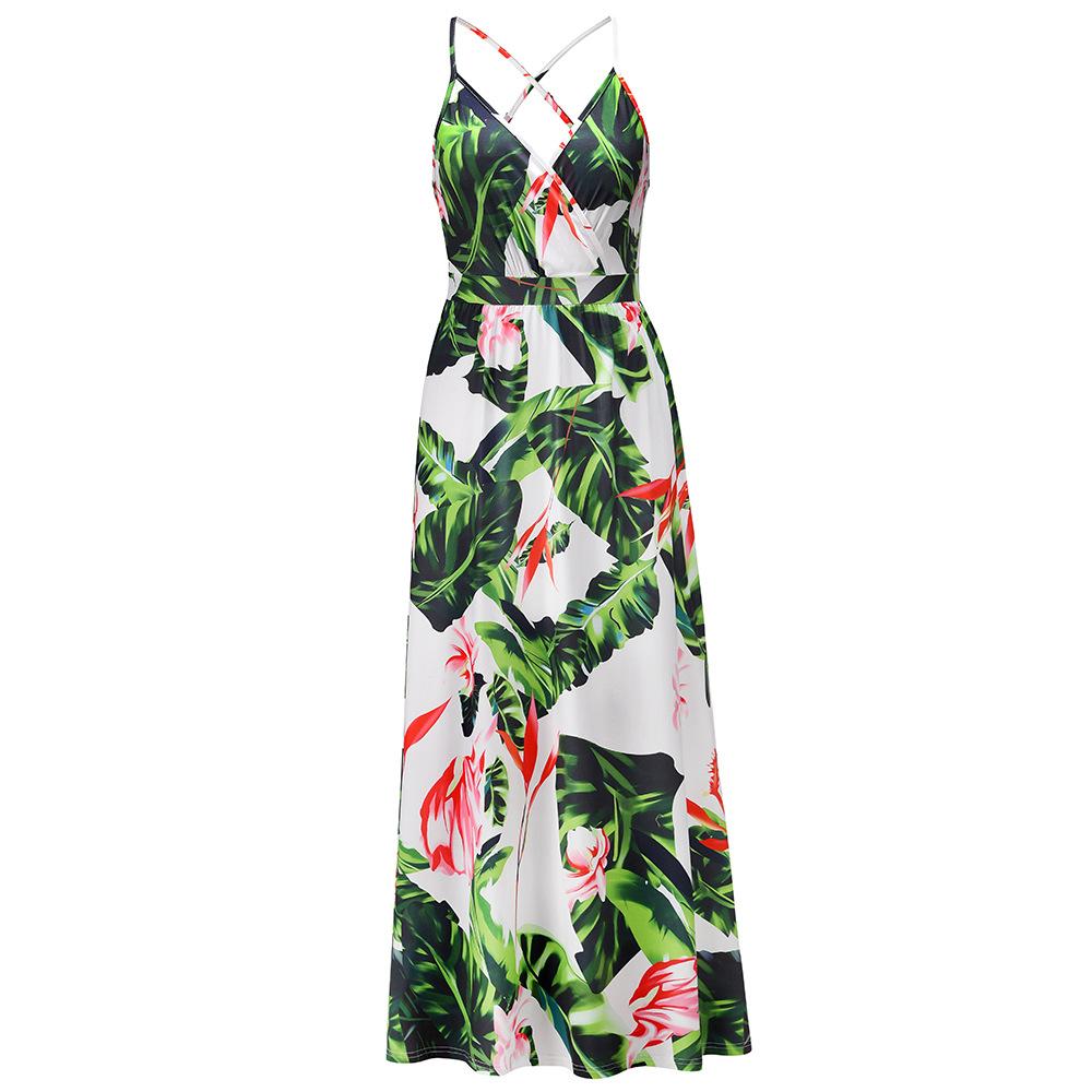 Women Summer Bohemian Long Dresses-STYLEGOING