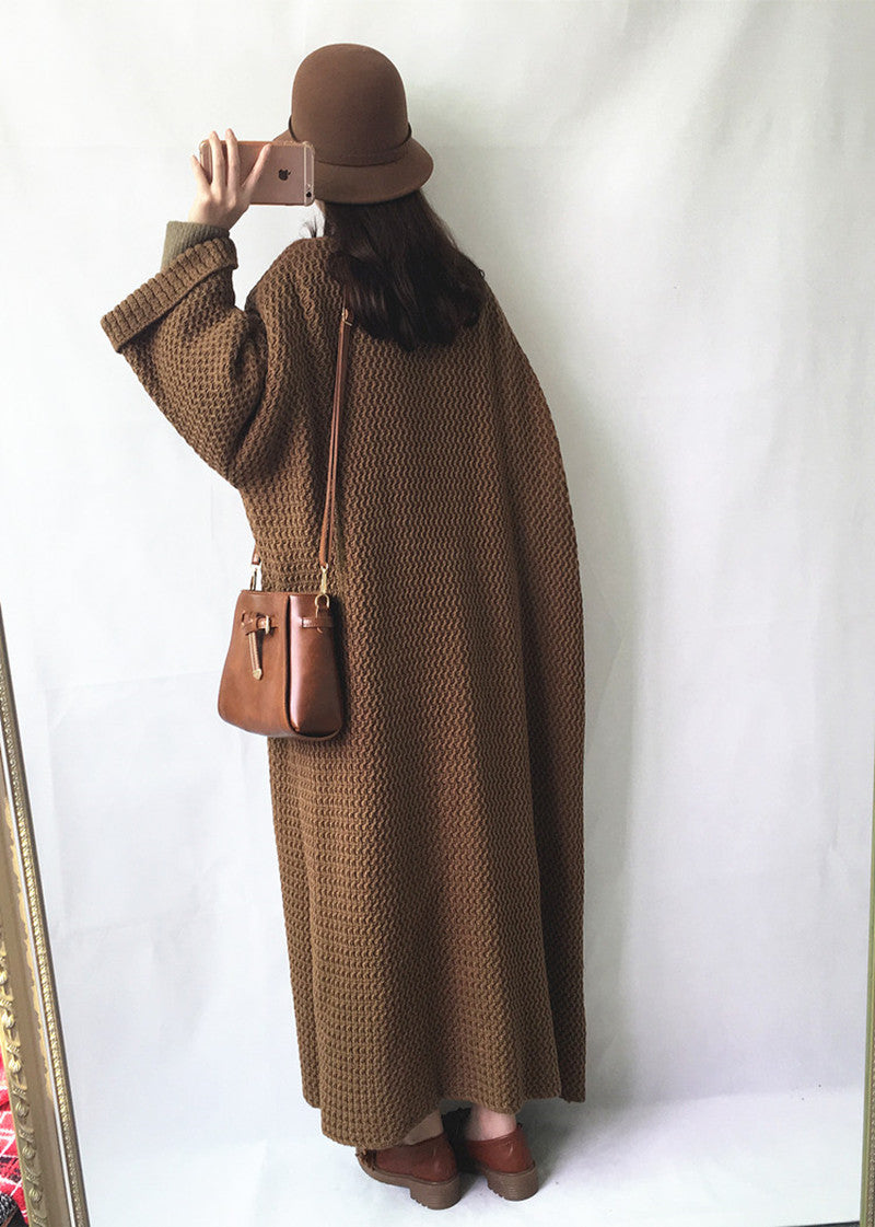 Casual Women Kntting Long Cardigan Overcoat