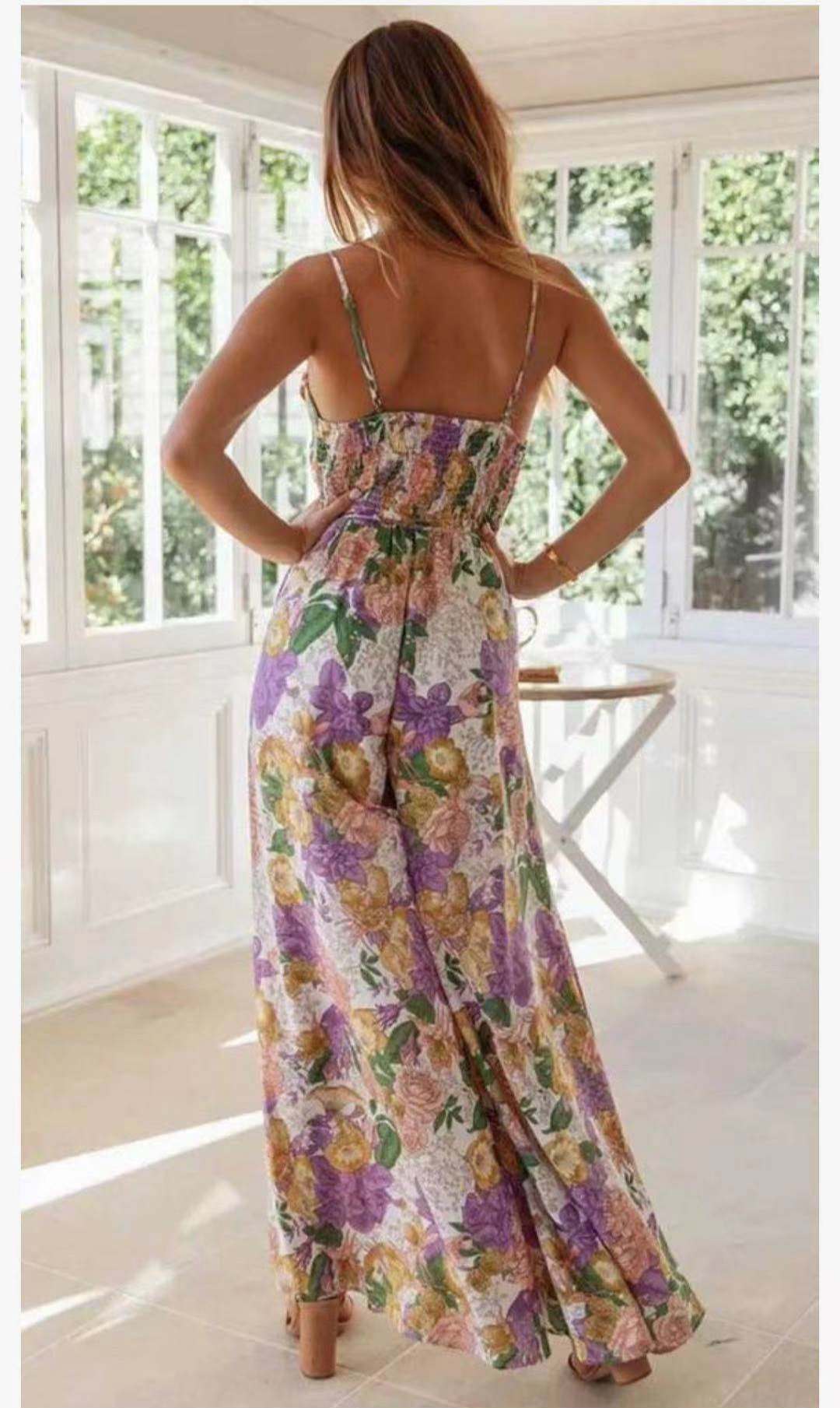 Summer Ruffed Lace Up Jumpsuits-STYLEGOING