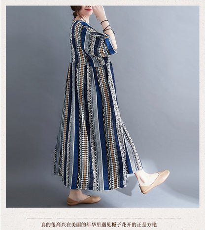 Women Loose Plus Sizes Long Dresses