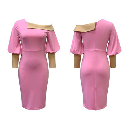 Sexy Office Lady Plus Sizes Dresses