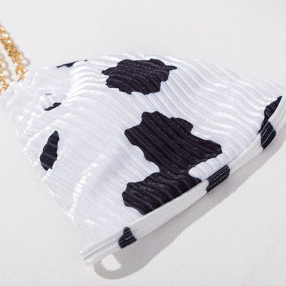 Women Sexy Backless Cow Print Swimwear-STYLEGOING