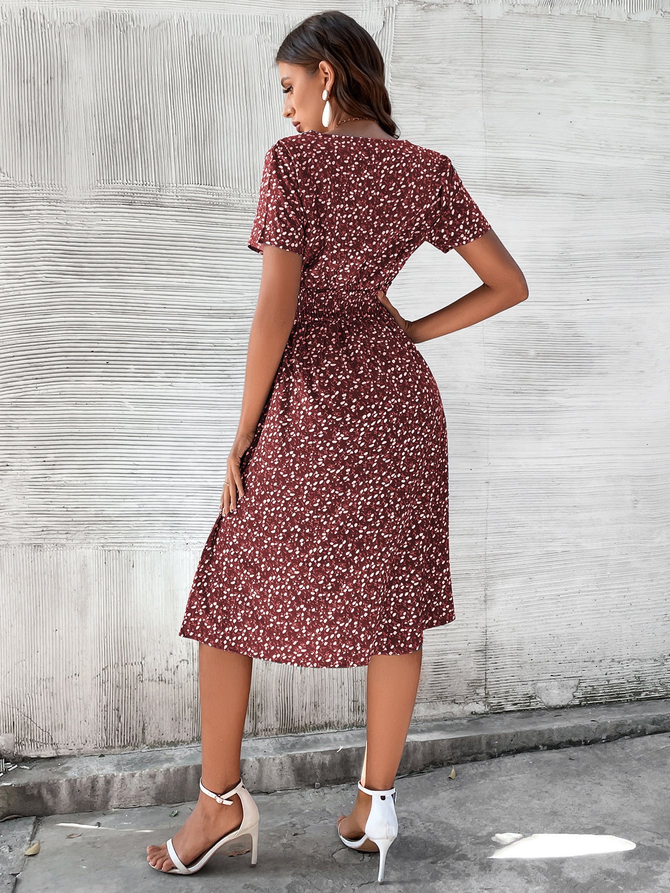 Summer Daily Short Sleeves Sun Dresses
