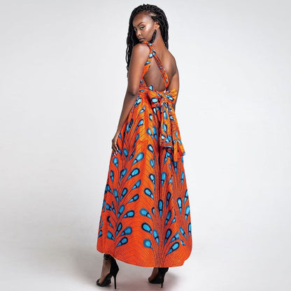 African Girl DIY Sexy Bangdage Women Jumsuits