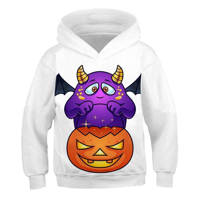 3D Print Halloween Cartoon Cat Hoodies-STYLEGOING