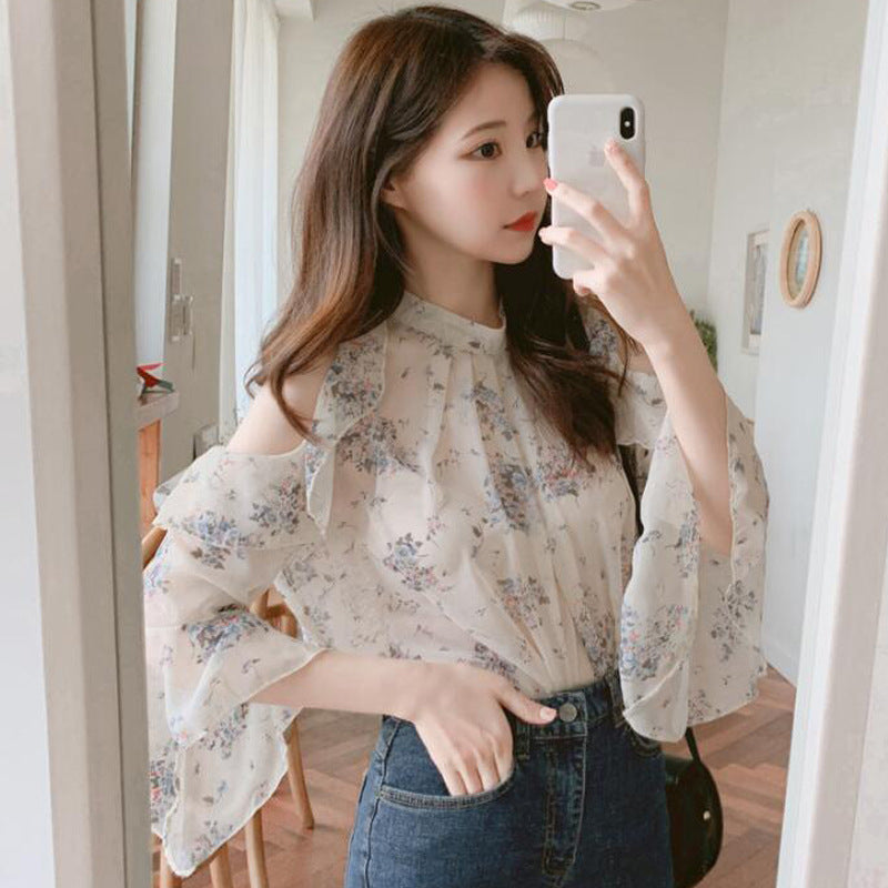 Casual Chiffon Summer Women Shirts