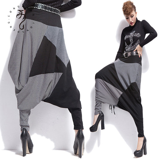 Street Style Hip-hop Harem Pants for Men and Women