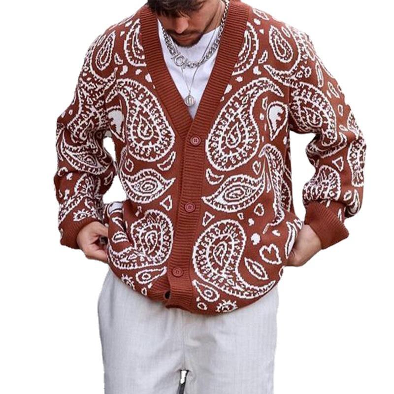 Casual Men Knitting Fall Cardigan Sweaters-STYLEGOING