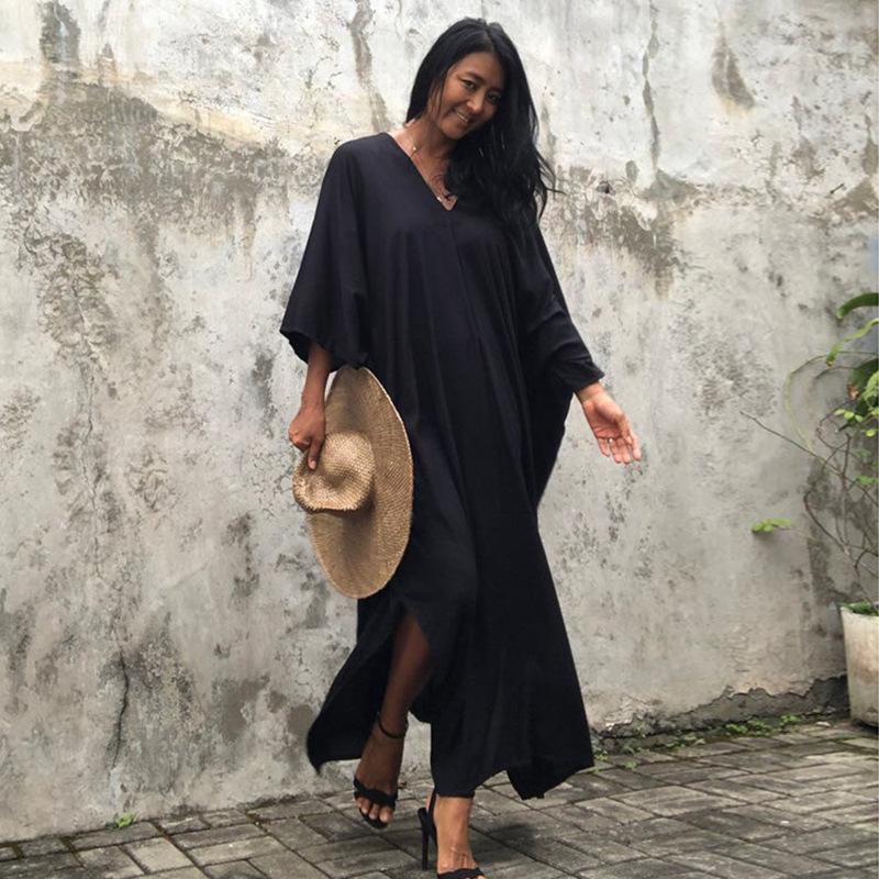 Casual Summer Holiday  Long Romper Cover Up Dresses