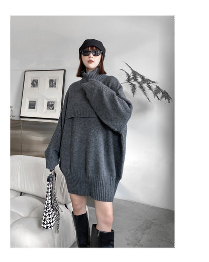 Warm Turtleneck Pullover Knitting Sweaters for Women